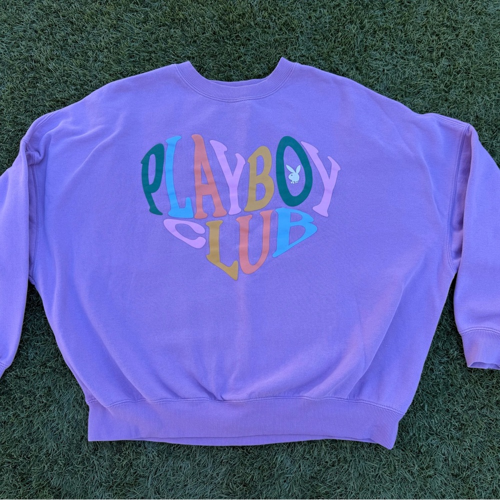 PLAYBOY by Pacsun Purple Sweatshirt